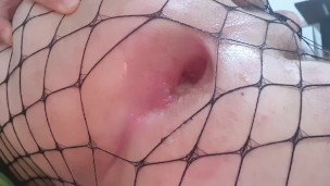 young man opening his ass