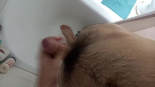 Masturbation in the bathroom