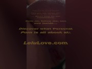 Female Domination babe teasing ur cock & FinDom wallet, puckers pussy & asshole JOI game, CBT after orgasm stroke - Lelu Love 16/16