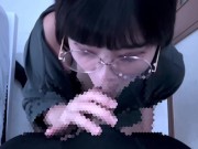 後輩の大学生がフェラで気持ちよくしたあと胸にいっぱい精子をかけられて興奮しちゃう♡お掃除フェラぶっかけ大量射精 14/16