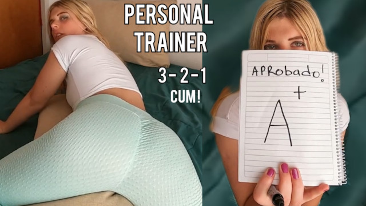 your teacher can pass the subject 💯 only if you fuck it 🔥😈 personal  trainer roleplay countdown