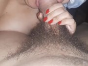 LATIN STEPMOM GIVES A BLOWJOB TO STEPSON'S COCK 10/16