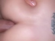 He pops my anal cherry and gives my pretty, tight asshole a creampie! 🫦 6/16