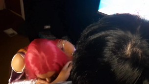 Starfire blowing her favorite player