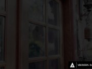 Lesbian Craves DICK! Big Tits MILF Cucks Her Wife! 1/16