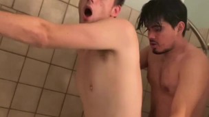 Sexy Latino Boyfriend Wildly Barebacks Me in the Shower