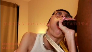 PETITE LATINA got her B-HOLE drilled