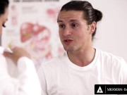 Busty Nurse Treats Student's Boner With HANDJOB! 16/16