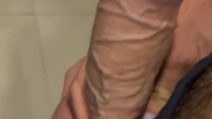 Worship my huge cock in slow mo