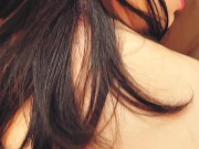 Enlarging the brunette's very tight ass 5/16