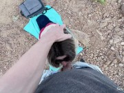 Public dick flash on the beach. She was shocked at first but then decided to suck me dry 11/16