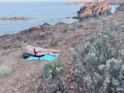 Public dick flash on the beach. She was shocked at first but then decided to suck me dry 5/16