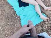 Public dick flash on the beach. She was shocked at first but then decided to suck me dry 6/16