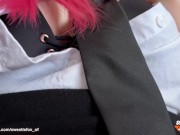 Dominant Makima loves hard sex, dirty talk and juicy pussy licking with her submissive POV 5/16