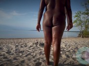 We miss summer! Doggy style and blowjob on a public beach.. 13/16