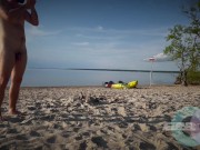 We miss summer! Doggy style and blowjob on a public beach.. 14/16