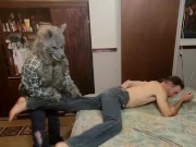 Werewolf fucks man's ass