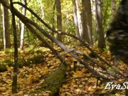 pussy full of cum pissing in the forest 16/16