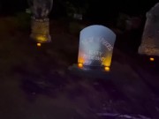 A Granny's Halloween Dildo Diddling 16/16