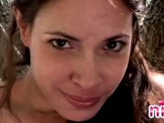 Lesbian Nina strip off in tree 7/16