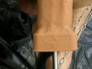 Mistress fucks her slave deep with MHT Cody Cachet Large and Willie Wanka sex machine, Sissygasm 3/16