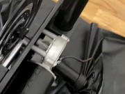 Mistress fucks her slave deep with MHT Cody Cachet Large and Willie Wanka sex machine, Sissygasm 7/16