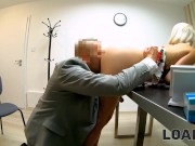 LOAN4K. Charmer with blonde hair cheats on husband with the money lender 8/16