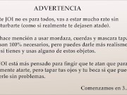 Rol JOI: Aventura Hentai - 5º medalla BDSM, Orgasmo bondage.