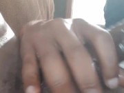 JERKING BIG BLACK LONG DICK 4/16