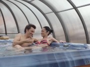 OLD4K. Girl with long legs moans and has hot inter-generational sex 2/16