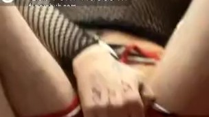 Horny bitch ride his monster cock