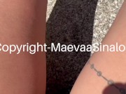 Maevaa Sinaloa - il me baise sans capote aux îles Lavezzi en Corse devant des voyeurs - Creampie 13/16