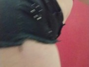 hot latina changing shorts without panties 9/16