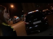 Снова встретил похотливую школьницу и трахнул её у себя, залив всё лицо спермой. Разговоры и сюжет. 2/16