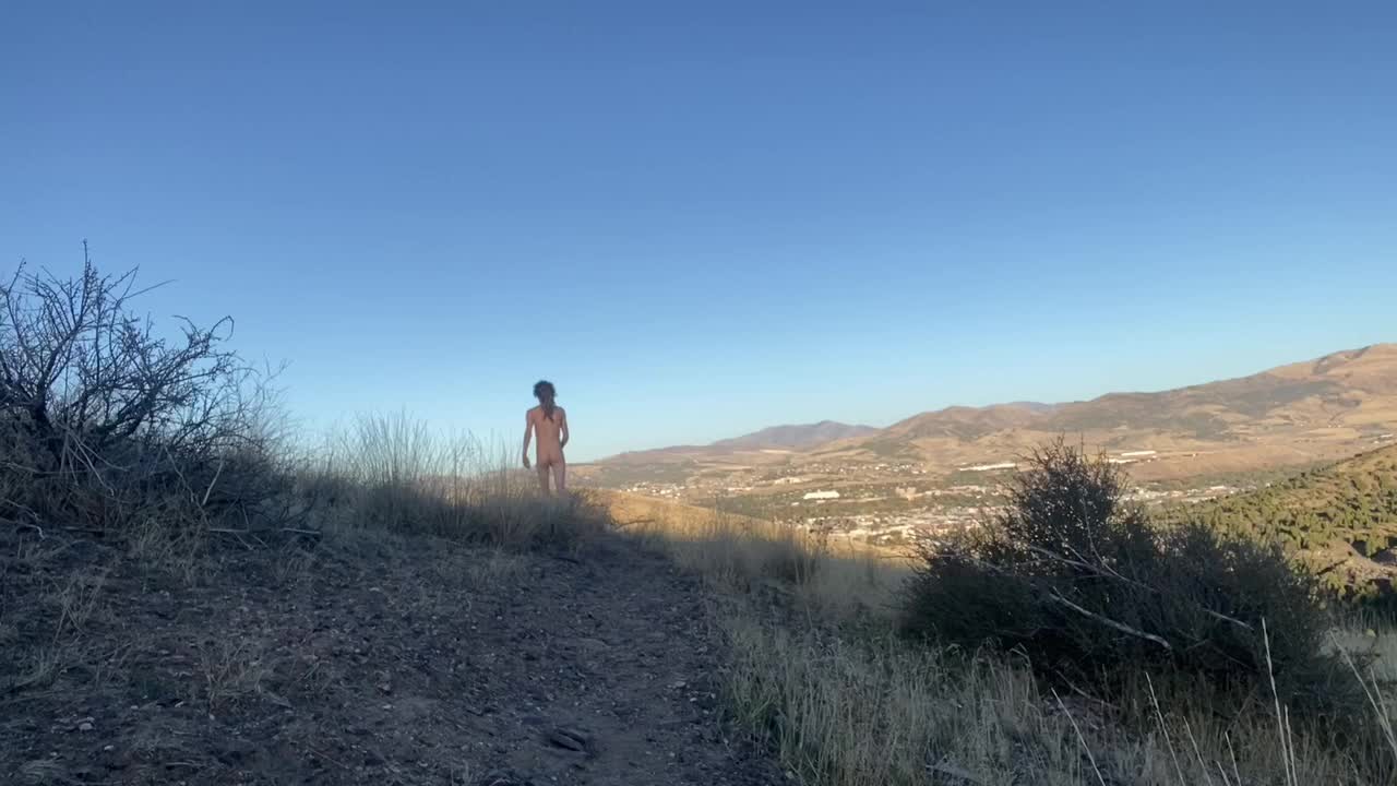 nudist guy walks into the woods naked and masturbates - RedTube