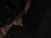 Slutty wife sucking strangers cock in the woods  8/16