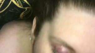 Facial cumshot on sexy wife 🥵😻🍆💦💦