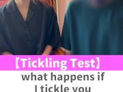 what happens if I tickle you while I get mad♡ #shorts