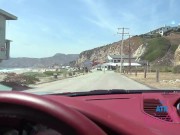 Amateur Sage Fox POV on the beach and playing with her sexy body Blonde GFE 12/16