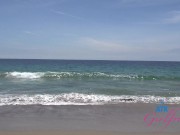 Amateur Sage Fox POV on the beach and playing with her sexy body Blonde GFE 5/16