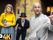 HUNT4K. Sensual sex in front of magician is girlfriend's best tri...