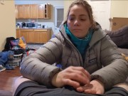 Heather Kane gives Trick Or Treater BEST HALLOWEEN GIFT EVER ! 1/16