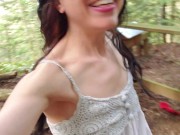 Upskirt No Panties Power Piss Outdoors 16/16