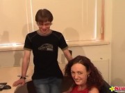 Net69 - Hot Dutch Sexy Brunette Plays With A Geeky Guy 4/16