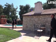 SCAM ANGELS - Perfect Sluts Vicki Chase And Eliza Ibarra Enjoy Sex With Their Big Dick Client 1/16