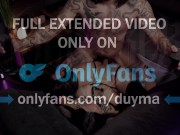 Green eyed goth PAWG in a body harness is crazy for dick / Angelssex 16/16