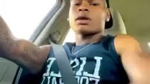 Guy caught jerking by truck drivers
