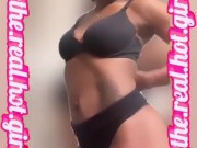 Chocolate Ebony Baddie Twerks & Strips in College Dormroom 15/16