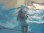 Cute pink bikini babe Lera underwater 16/16