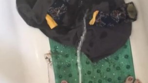 I pee on my clothes before headed out for the day